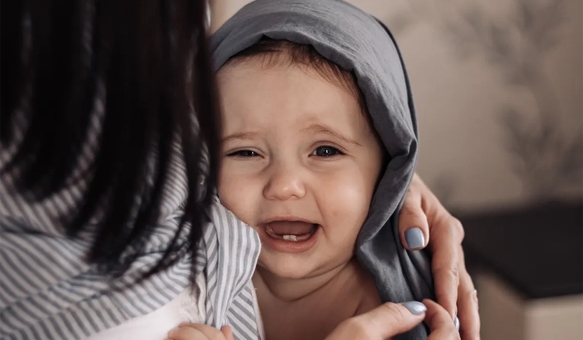 baby feeliing bad due to teething fever